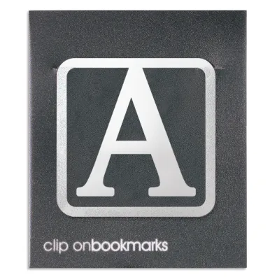 If Metalowa zak�adka - Litera A Clip-on