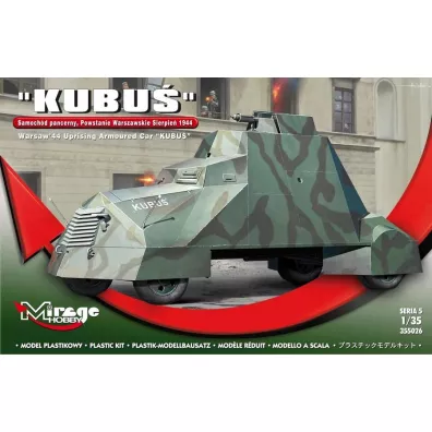 Zestaw do sklejania - Kubu� samoch�d pancerny 1944 Mirage Hobby