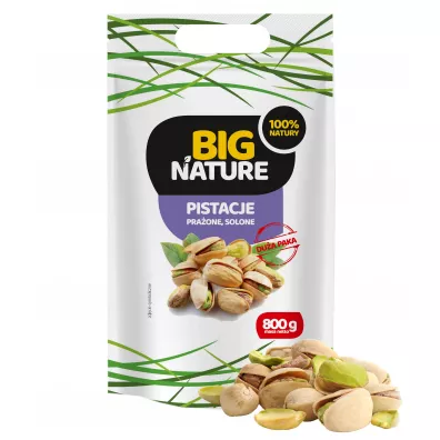 Big Nature Pistacje praone solone Dua Paka 800 g