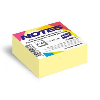 MFP Karteczki samoprzylepne 7,5x7,5 400k ��ty pastel
