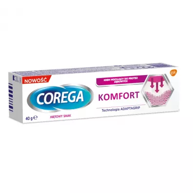 Corega Komfort os�ona krem mocuj�cy do protez z�bowych Mi�towy Smak 40 g