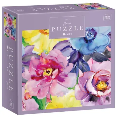 Puzzle 500 el. Flowers 2 Interdruk