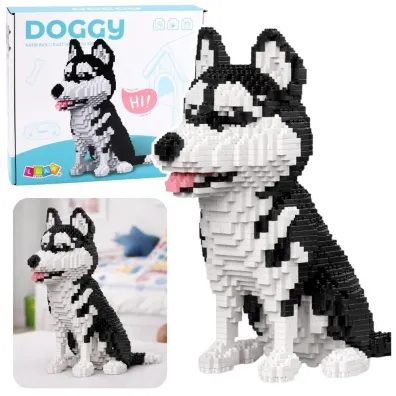 Klocki konstrukcyjne Husky 3D 1900el