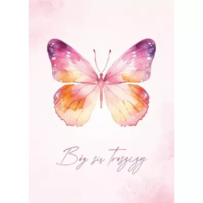 Koinonia Karnet - B�g si� troszczy - motyl