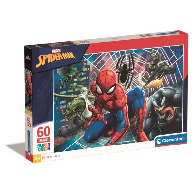 Puzzle 60 el. Maxi SuperColor. Spider-man Clementoni