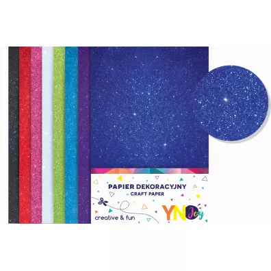 Noster Papier dekoracyjny brokatowy NC-01