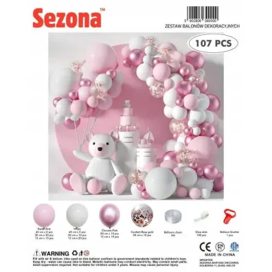 Zestaw balon�w. 107 sztuk