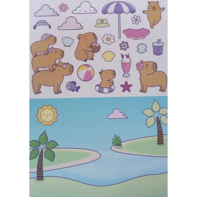 Happy Color Blok ma�ego artysty A4 8 ark Yummy Yum Kapibara