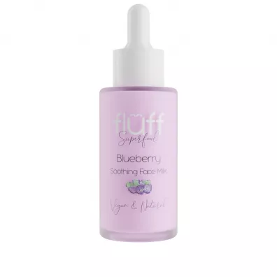 Fluff Soothing Face Milk nawilżająco-łagodzące mleczko do twarzy Borówka 40 ml Fluff Soothing Face Milk nawilżająco-łagodzące mleczko do twarzy Borówka 40 ml