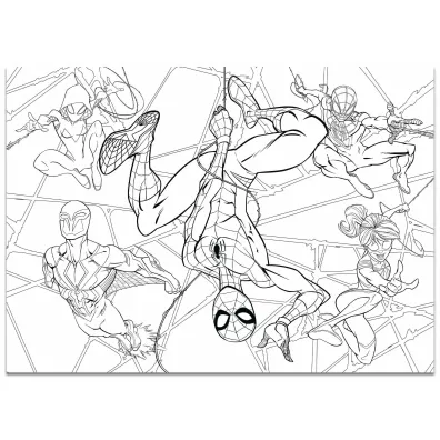 Puzzle 4x48 el. MaxiFloor Double-Face Spider-Man Lisciani