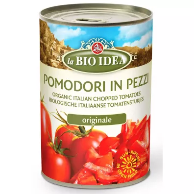 La Bio Idea Pomidory krojone bez skry 400 g Bio