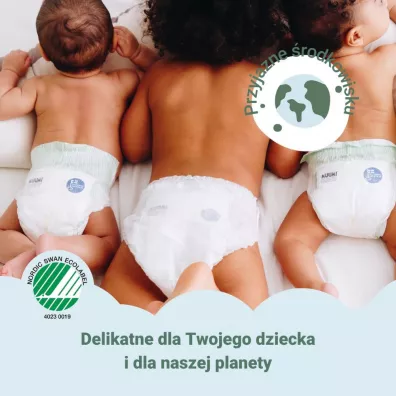 Muumi Baby Pieluchomajtki ekologiczne 7 (16-26 kg) 34 szt.