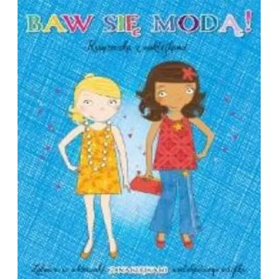 Baw si� mod� z naklejkami. Niebieska