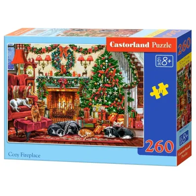 Puzzle 260 el. Cozy Fireplace Castorland