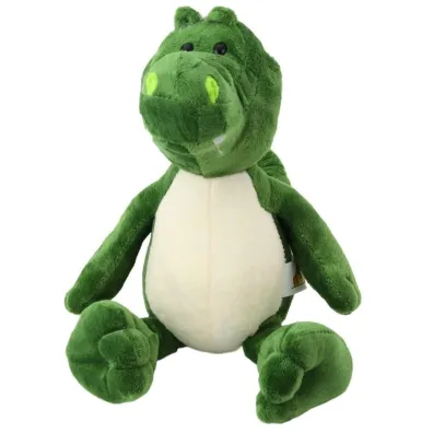 Krokodyl pluszowy zielony 25cm LeanToys