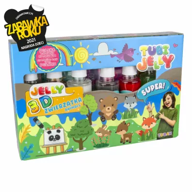 Tubi Jelly 6 kolorw - Zwierztka TUBAN