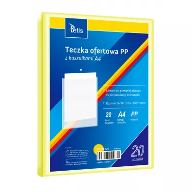 Tetis Teczka ofertowa PP 20 koszulek. A4 ��ta