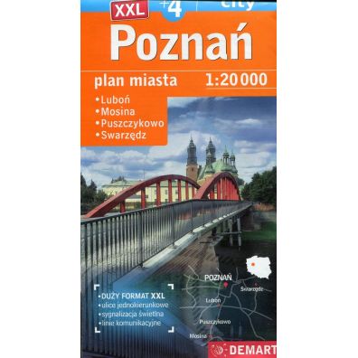 Poznań plus 4 - plan miasta