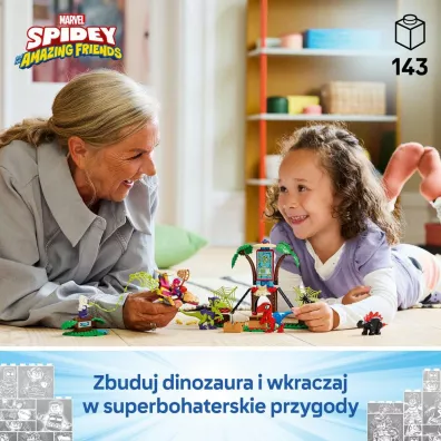 LEGO Marvel Bitwa Spidey’ego i Gobby’ego przy domku na drzewie 11200