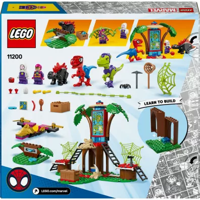 LEGO Marvel Bitwa Spidey’ego i Gobby’ego przy domku na drzewie 11200