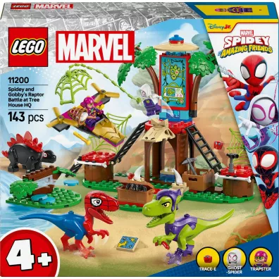 LEGO Marvel Bitwa Spidey’ego i Gobby’ego przy domku na drzewie 11200