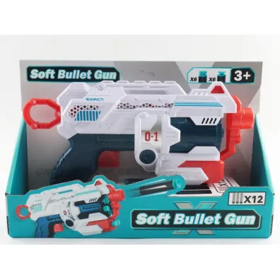 Pistolet na pociski Soft 12 szt Madej