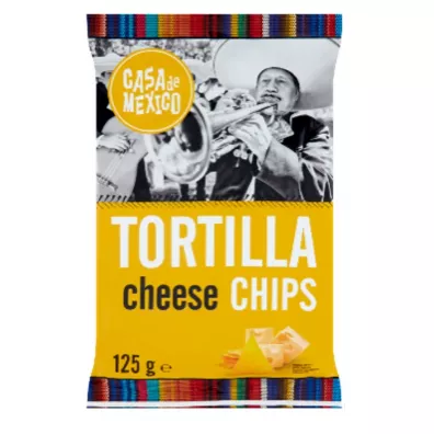 Casa De Mexico Tortilla chips serowe 125 g