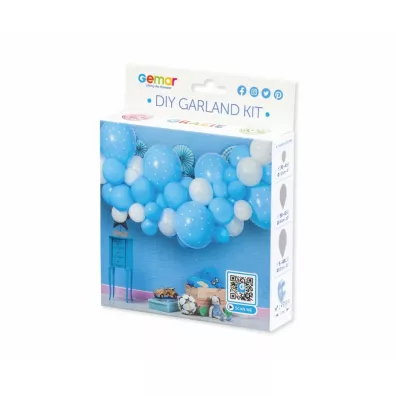 Gemar Girlanda balonowa DIY Baby Blue 65 szt.