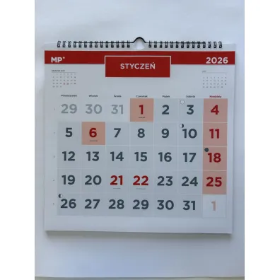 Kalendarz 2026 �cienny motyw Main Paper