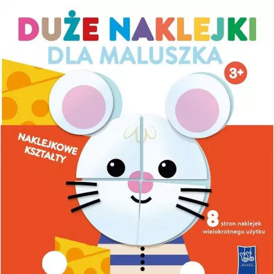 Du�e naklejki dla maluszka. Myszka 3+