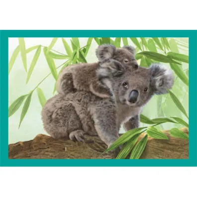 Puzzle 4w1 - SuperColor. Baby Cuddles (12+16+20+24 el.) Clementoni