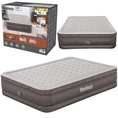 Materac dmuchany dwuosobowy z pompk� 203x152cm