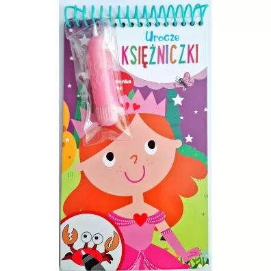 Urocze ksi�niczki. Kolorowanka wodna