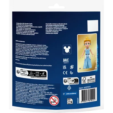 LEGO Disney Princess Miniaturowy zamek Kopciuszka z ogrodem 30695