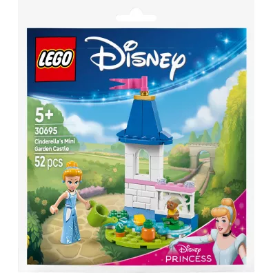 LEGO Disney Princess Miniaturowy zamek Kopciuszka z ogrodem 30695