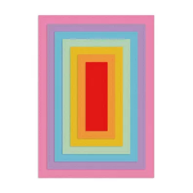 Dalprint Zestaw wykrojnikw - Prostokty 15x10cm 7szt