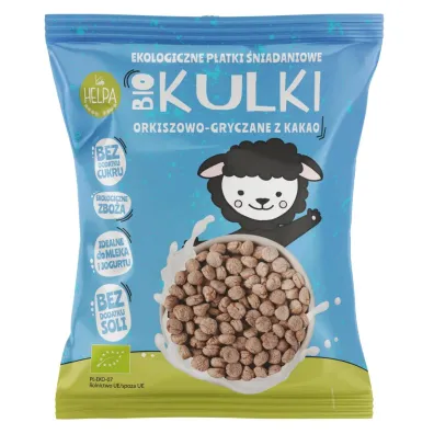 Helpa Kulki z kakao orkiszowo-gryczane 160 g Bio