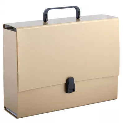 Penmate Teczka z r�czk� A4 z�ota 10 cm
