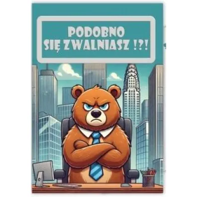 Trend Kartka okoliczno�ciowa Podobno si� zwalniasz !?!