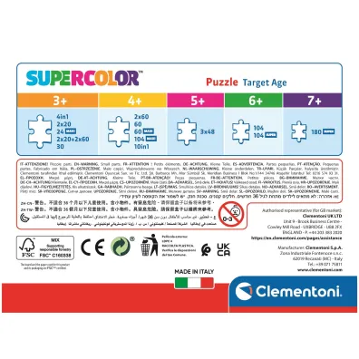Puzzle 30 el. SuperColor. Disney Classics Clementoni