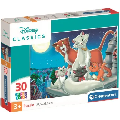 Puzzle 30 el. SuperColor. Disney Classics Clementoni