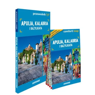 Apulia, Kalabria.. light: przewodnik + mapa w.2025 - Tomasz Duda