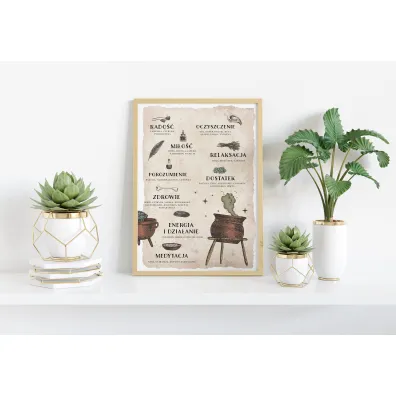 Magiczny plakat czarownicy
