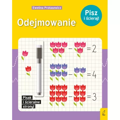 Pisz i cieraj. Odejmowanie