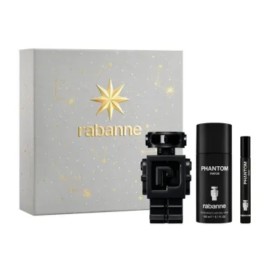 Paco Rabanne Zestaw Phantom Perfumy w sprayu + Dezodorant + Perfumy w sprayu 100 ml + 10 ml + 150 ml