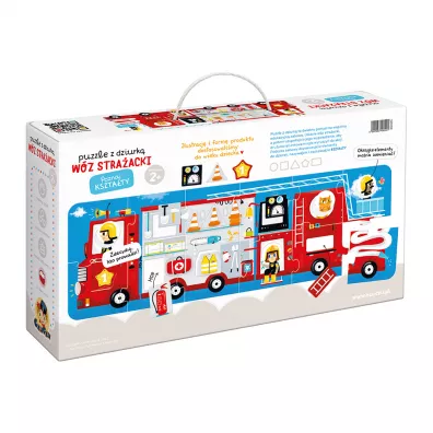 Puzzle z dziurk 23 el. Wz straacki Bright Junior Media