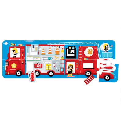 Puzzle z dziurk 23 el. Wz straacki Bright Junior Media