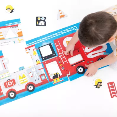 Puzzle z dziurk 23 el. Wz straacki Bright Junior Media