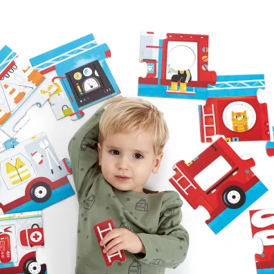 Puzzle z dziurk 23 el. Wz straacki Bright Junior Media