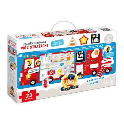 Puzzle z dziurk 23 el. Wz straacki Bright Junior Media